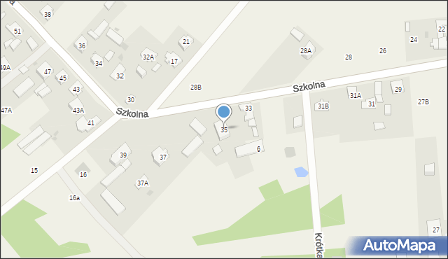 Wólka Radzymińska, Szkolna, 35, mapa Wólka Radzymińska