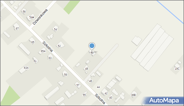 Wólka Radzymińska, Szkolna, 50, mapa Wólka Radzymińska