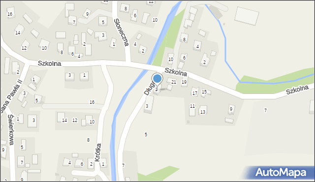 Wróblik Szlachecki, Szkolna, 1, mapa Wróblik Szlachecki