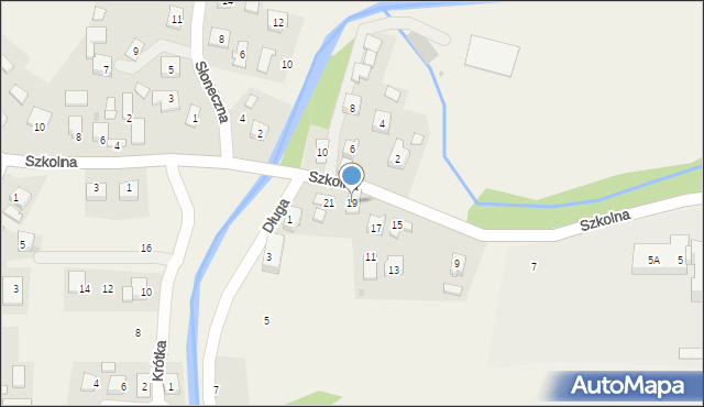 Wróblik Szlachecki, Szkolna, 19, mapa Wróblik Szlachecki