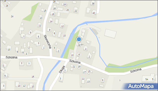 Wróblik Szlachecki, Szkolna, 8, mapa Wróblik Szlachecki