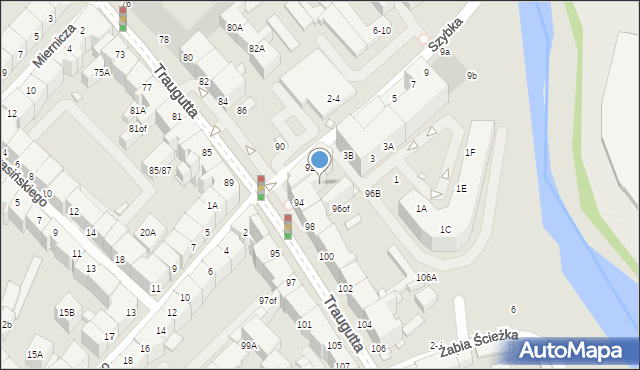 Wrocław, Szybka, 3c, mapa Wrocławia