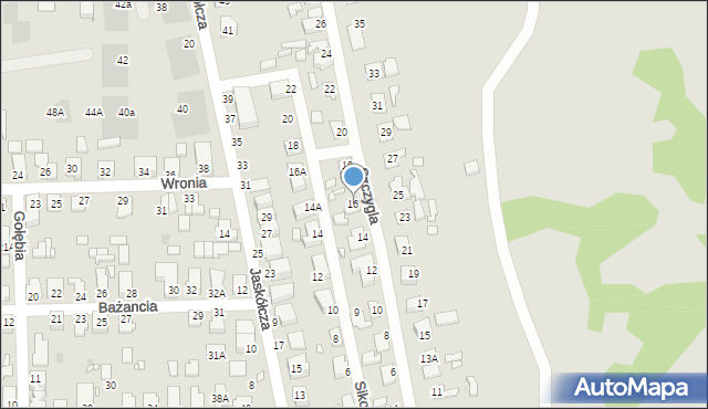 Wrocław, Szczygla, 16, mapa Wrocławia