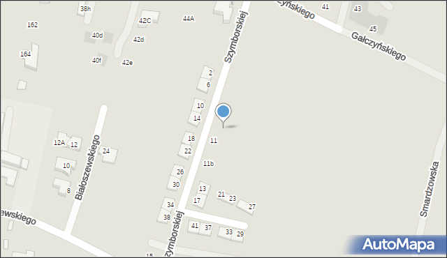 Wrocław, Szymborskiej Wisławy, 9, mapa Wrocławia