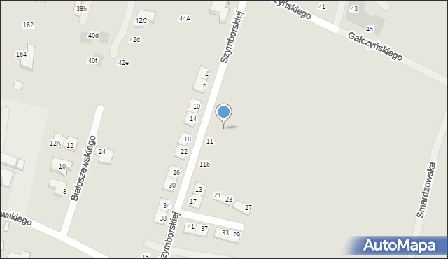 Wrocław, Szymborskiej Wisławy, 9a, mapa Wrocławia