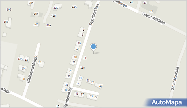 Wrocław, Szymborskiej Wisławy, 9b, mapa Wrocławia