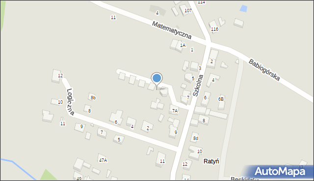 Wrocław, Szkolna, 7bc, mapa Wrocławia