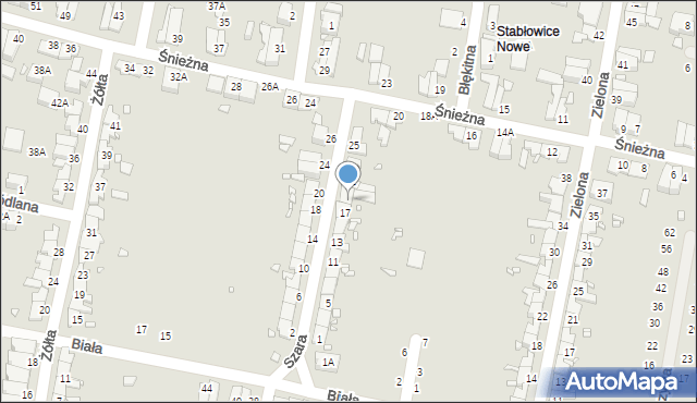 Wrocław, Szara, 19, mapa Wrocławia