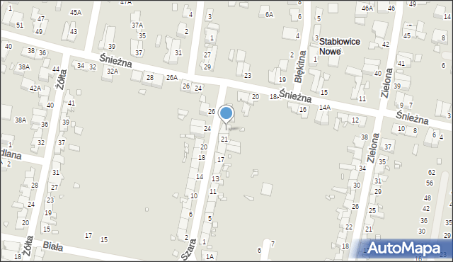 Wrocław, Szara, 23, mapa Wrocławia