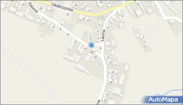 Wronin, Szkolna, 16, mapa Wronin