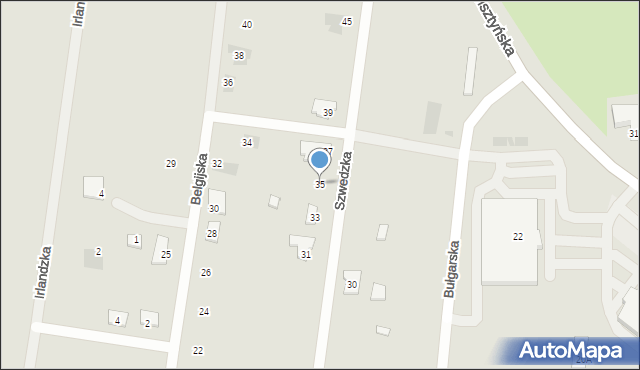 Wschowa, Szwedzka, 35, mapa Wschowa