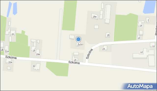 Wtórek, Szkolna, 17, mapa Wtórek