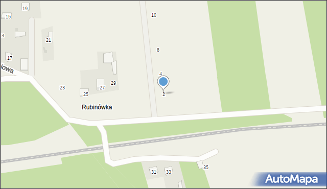 Wygoda, Szmaragdowa, 2, mapa Wygoda