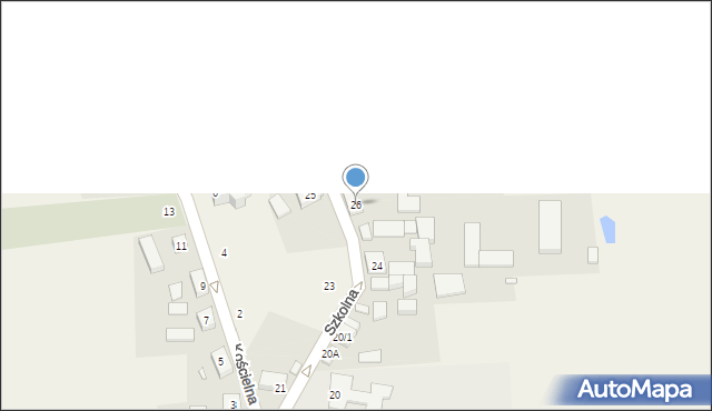 Wytomyśl, Szkolna, 26, mapa Wytomyśl