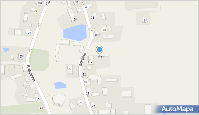 Wytomyśl, Szkolna, 34B, mapa Wytomyśl