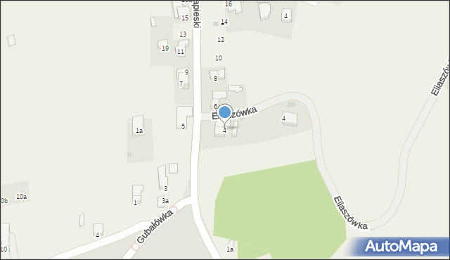 Ząb, Szlak Papieski, 4, mapa Ząb