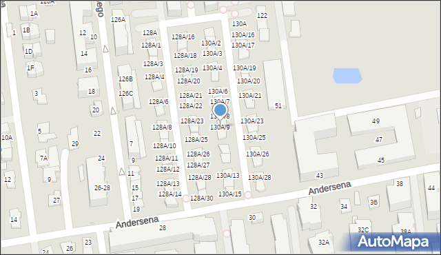 Ząbki, Szwoleżerów, 130A/9, mapa Ząbki