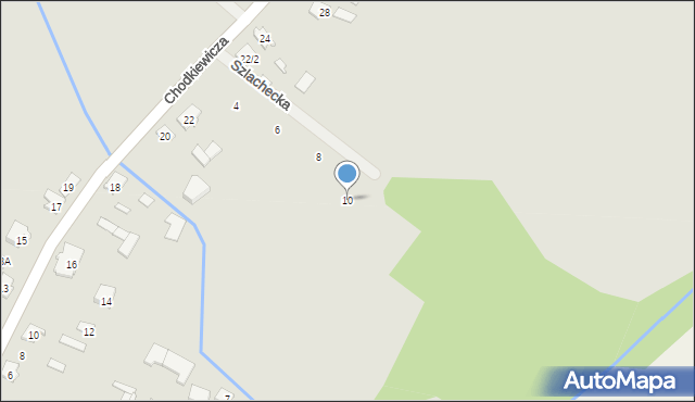 Zabłudów, Szlachecka, 10, mapa Zabłudów