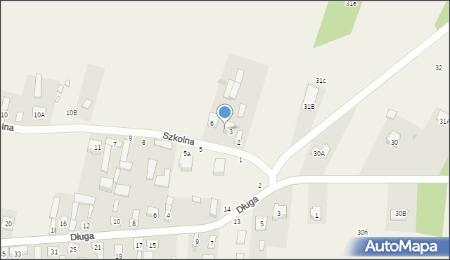 Zabraniec, Szkolna, 4, mapa Zabraniec