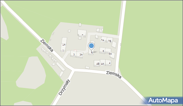 Zabrze, Szybowa, 5, mapa Zabrza