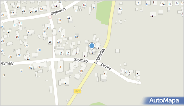 Zabrze, Szymały Jana, 2, mapa Zabrza