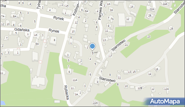 Zakroczym, Szkolna, 3, mapa Zakroczym