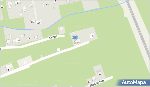 Żarki-Letnisko, Szymańskiego Wacława, 13, mapa Żarki-Letnisko