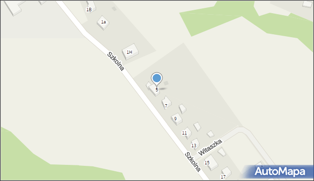 Żarnowiec, Szkolna, 5, mapa Żarnowiec