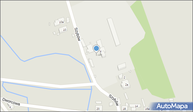 Zawidów, Szybów, 1, mapa Zawidów