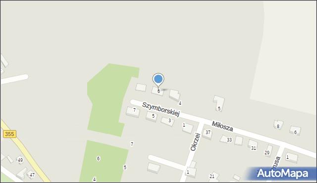 Zawidów, Szymborskiej Wisławy, 6, mapa Zawidów