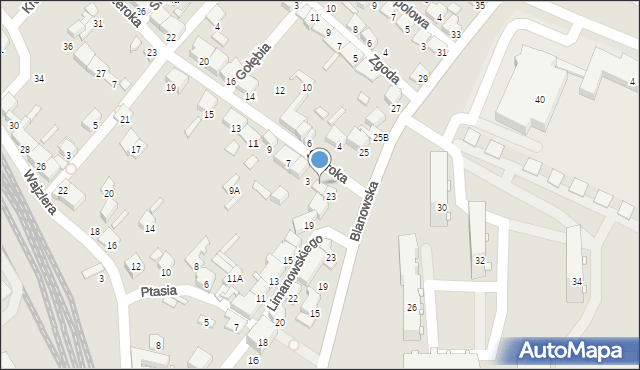 Zawiercie, Szeroka, 1, mapa Zawiercie