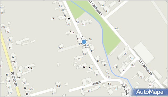 Zawiercie, Szkolna, 67, mapa Zawiercie