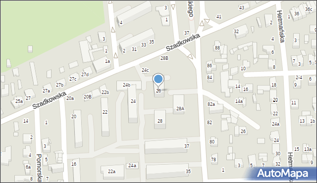Zduńska Wola, Szadkowska, 26, mapa Zduńska Wola