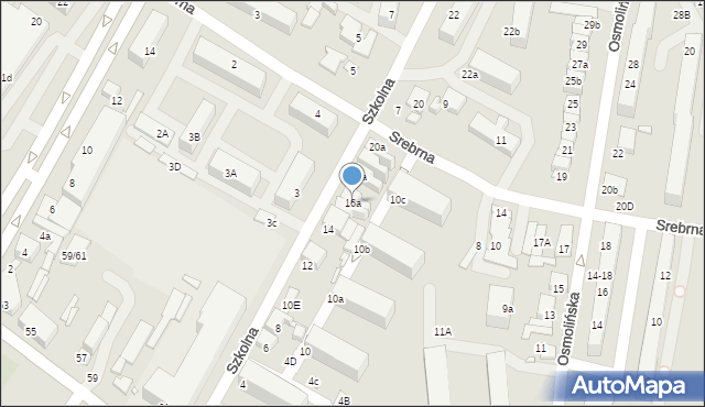 Zduńska Wola, Szkolna, 16a, mapa Zduńska Wola