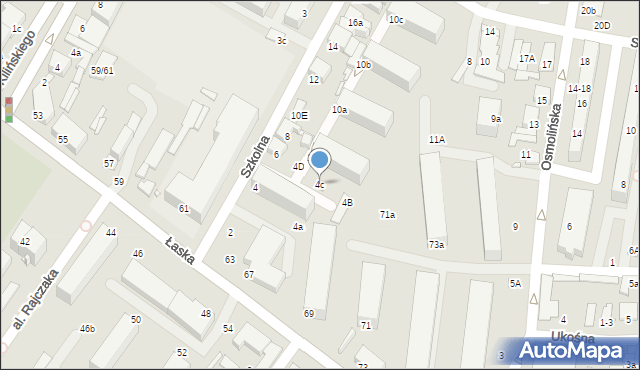 Zduńska Wola, Szkolna, 4c, mapa Zduńska Wola