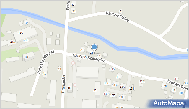 Zgorzelec, Szarych Szeregów, 16, mapa Zgorzelec