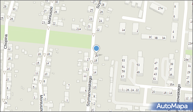 Zgorzelec, Szymanowskiego Karola, 20, mapa Zgorzelec