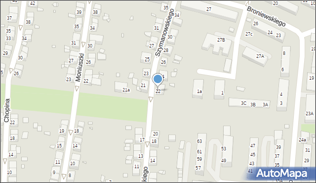 Zgorzelec, Szymanowskiego Karola, 22, mapa Zgorzelec