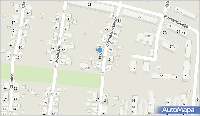 Zgorzelec, Szymanowskiego Karola, 23, mapa Zgorzelec