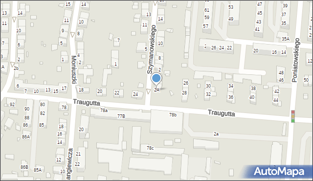 Zgorzelec, Szymanowskiego Karola, 2A, mapa Zgorzelec