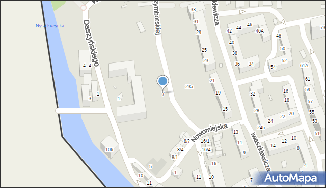 Zgorzelec, Szymborskiej Wisławy, 7, mapa Zgorzelec