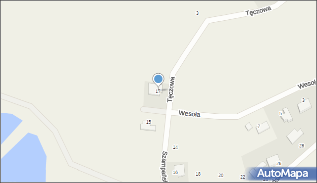 Ziemnice, Szampańska, 17, mapa Ziemnice