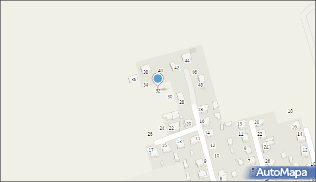 Zimna Wódka, Szkolna, 32, mapa Zimna Wódka