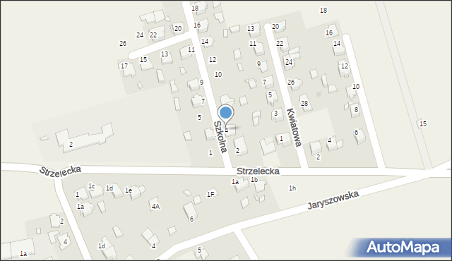 Zimna Wódka, Szkolna, 4, mapa Zimna Wódka