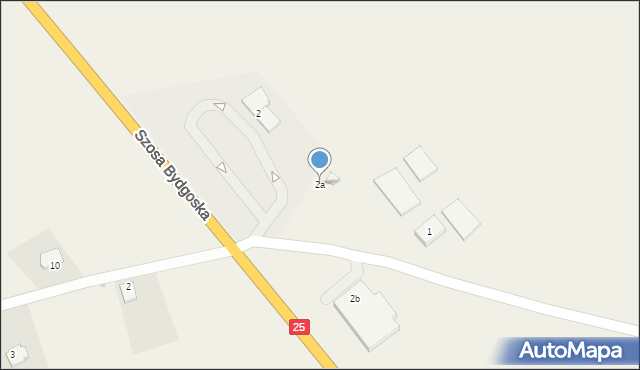 Złotniki Kujawskie, Szosa Bydgoska, 2a, mapa Złotniki Kujawskie