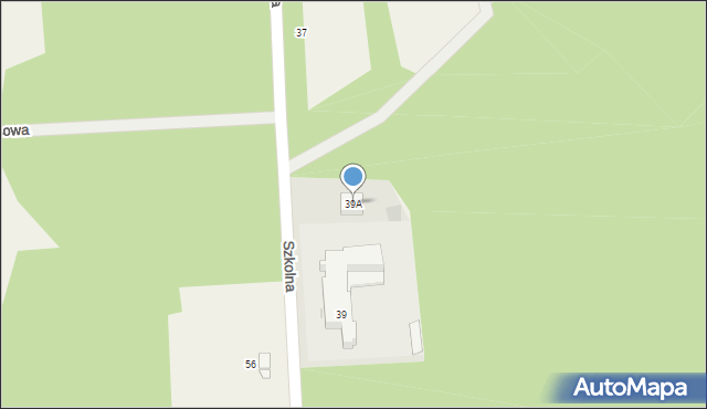 Żółwin, Szkolna, 39A, mapa Żółwin