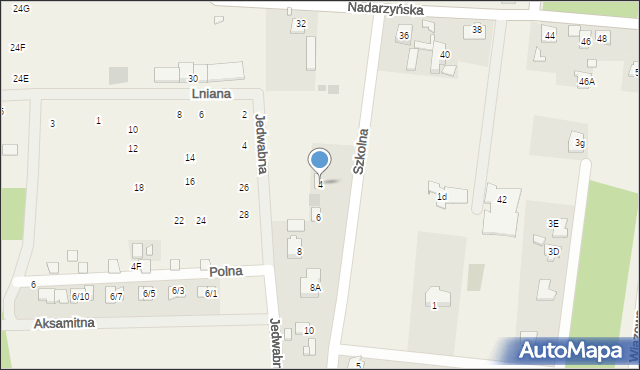 Żółwin, Szkolna, 4, mapa Żółwin