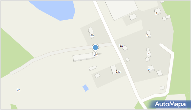 Żórawie, Szczawno, 2A, mapa Żórawie