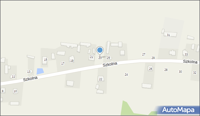 Żurawce, Szkolna, 23, mapa Żurawce