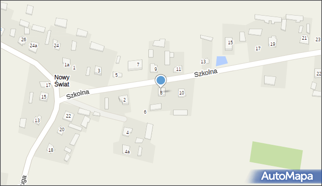 Żurawce, Szkolna, 8, mapa Żurawce